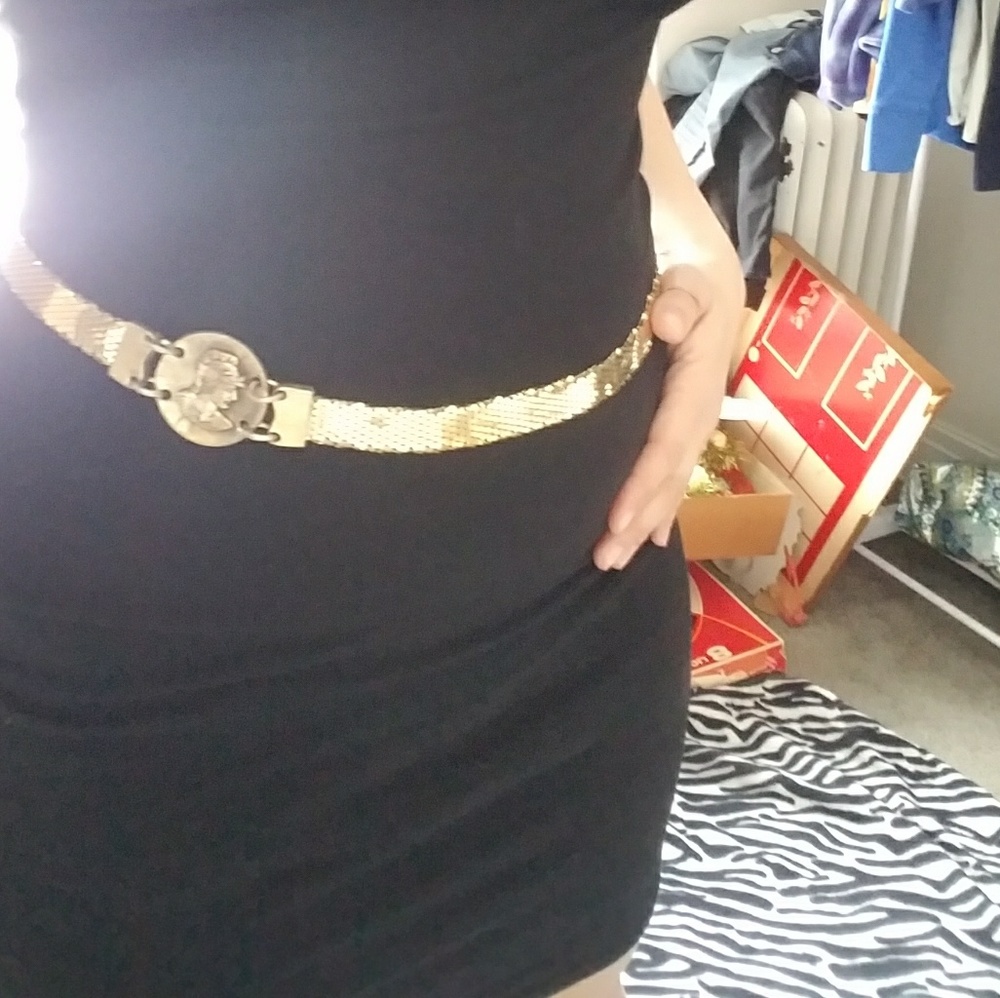 Vintage Gold warrior belt